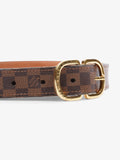 Louis Vuitton Mini 25mm Belt Damier Ebene / Gold Coated Canvas 75cm / 30"