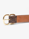 Louis Vuitton Mini 25mm Belt Damier Ebene / Gold Coated Canvas 75cm / 30"