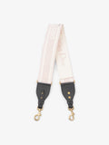 Christian Dior Embroidered Strap Pink / cream Canvas