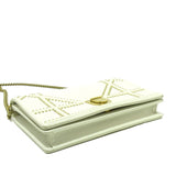 Dior Calfskin Studded Diorama Wallet on Chain (SHG-nJ2Okp)