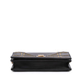 Dior Calfskin Studded Diorama Wallet on Chain