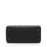 Dior Calfskin Ultra Matte Lady Dior Medium Tote (SHF-7DzMp8)