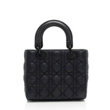 Dior Calfskin Ultra Matte Lady Dior Small Tote (SHF-MCFuwA)