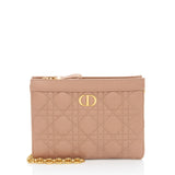 Dior Cannage Calfskin Caro Every Dior Pouch on Chain