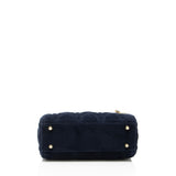 Dior Cannage Velvet Crystal Lady Dior Mini Tote