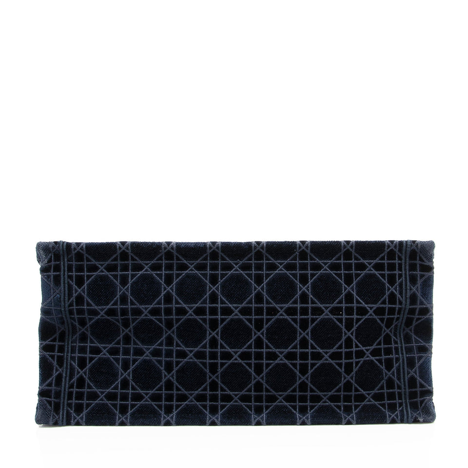 Dior Velvet Cannage Medium Book Tote
