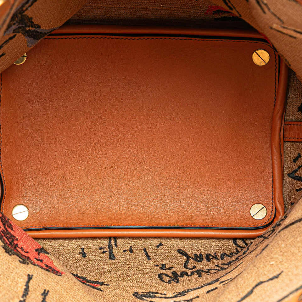 Dior Canvas DiorAvenue Sauvage Bucket Bag