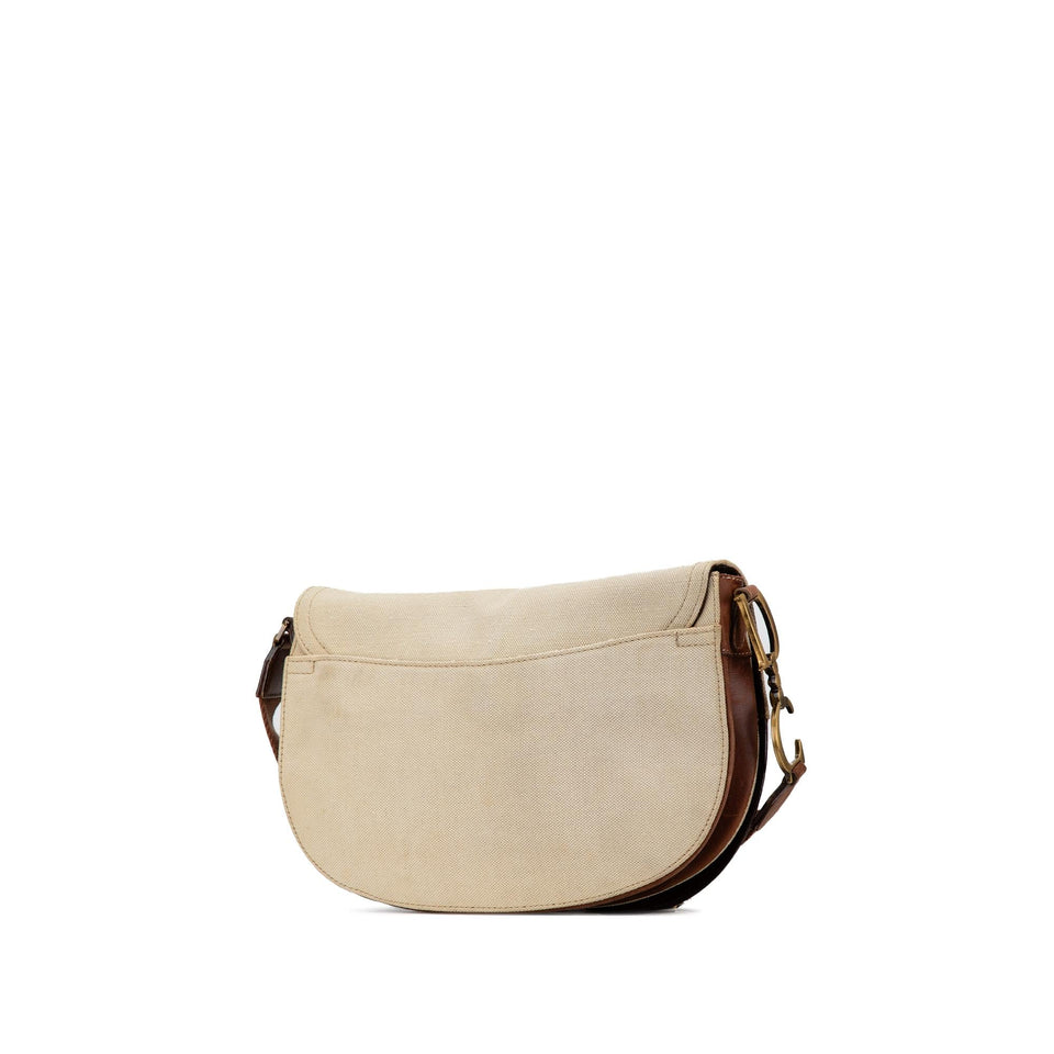 Dior Canvas Double Saddle Crossbody (SHG-kR4h4A)