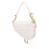Dior Canvas Embroidered Camouflage Saddle Bag
