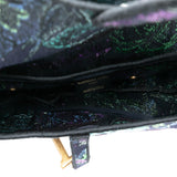 Dior Canvas Embroidered Floral Saddle Bag