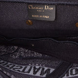 Dior Canvas Embroidered Tie Dye Saddle Bag
