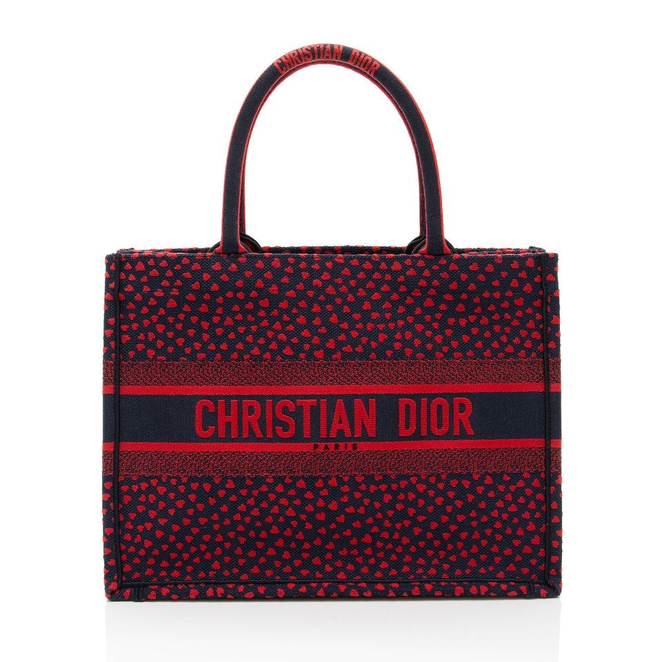Dior Canvas I Love Paris Medium Book Tote (SHF-DwGsVQ)