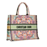 Dior Cruise Large Lights Embroidered Multicolor Canvas Book Tote (SHG-FQZtOd)