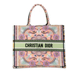Dior Cruise Large Lights Embroidered Multicolor Canvas Book Tote (SHG-aorY1I)