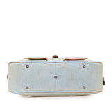 Dior Denim Double Saddle Bowler Bag