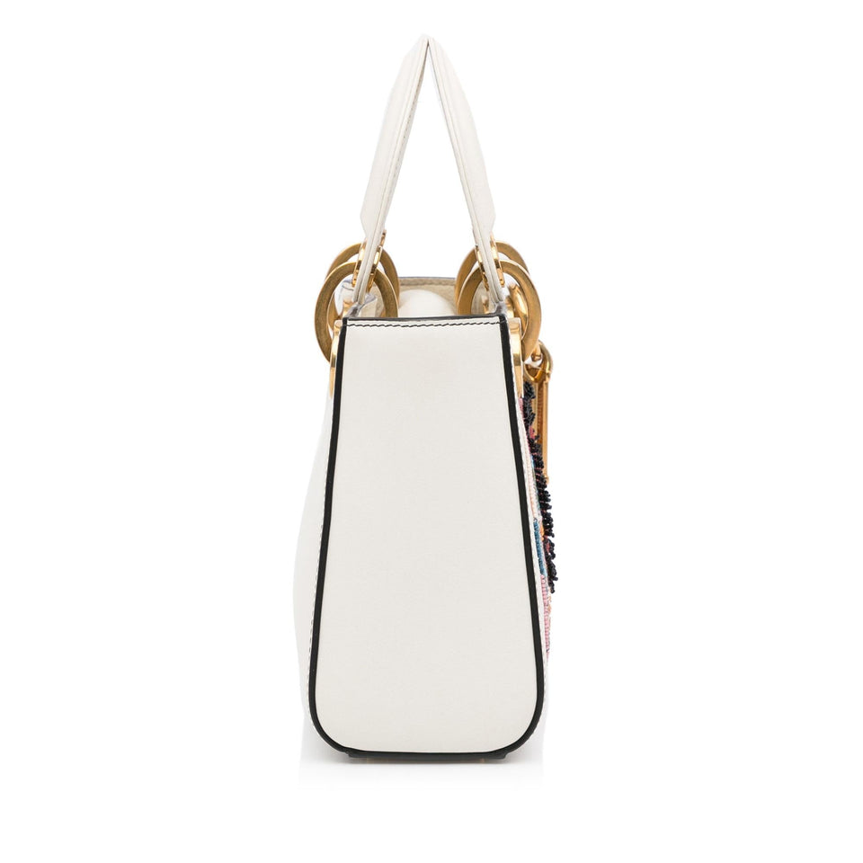 Dior DiorAmour Niki De Saint Phalle Mini Calfskin Sequins Lady Dior