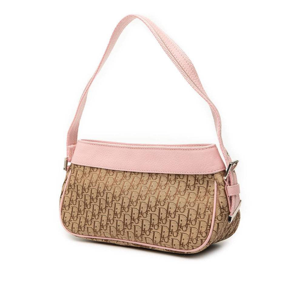 Dior Diorissimo Trotter Canvas Street Chic Shoulder Bag