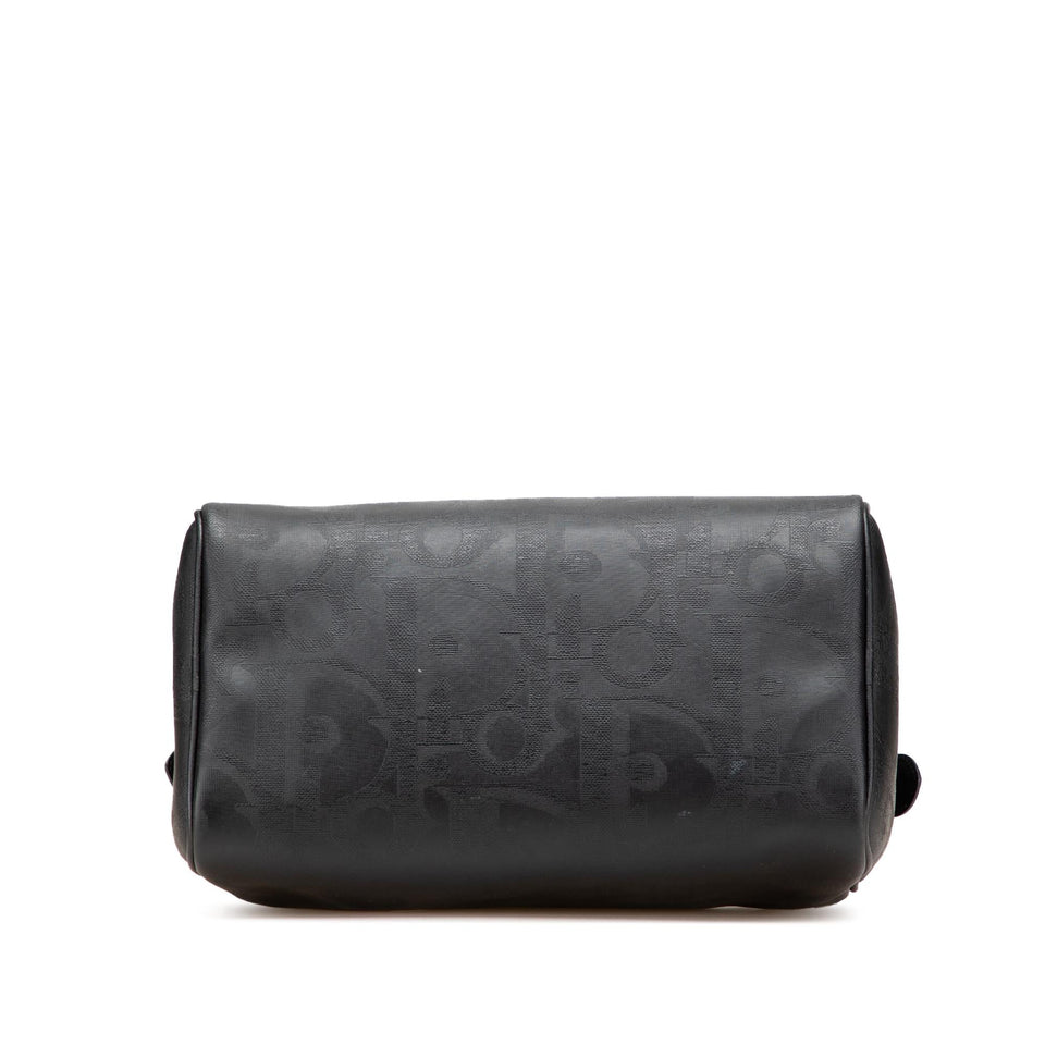 Dior Diorissimo Trotter Coated Canvas Boston Bag