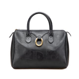 Dior Diorissimo Trotter Coated Canvas Boston Bag