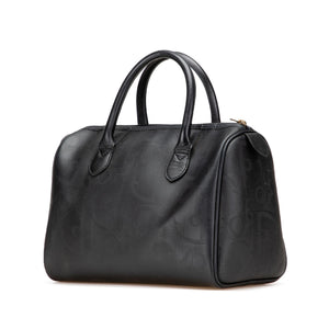 Dior Diorissimo Trotter Coated Canvas Boston Bag