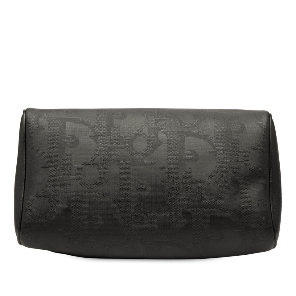 Dior Diorissimo Trotter Coated Canvas Boston Bag