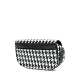 Dior Embossed Calfskin Houndstooth Bobby East West Crossbody