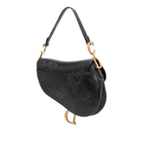 Dior Embossed Calfskin Jardin Botanique Saddle Bag
