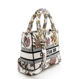 Dior Embroidered Jardin Botanique Lady D-Lite Medium Tote