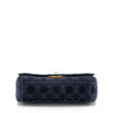 Dior Velvet Cannage Caro Medium Shoulder Bag