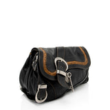 Dior Leather Gaucho Double Saddle Shoulder Bag (SHF-e3nNRE)