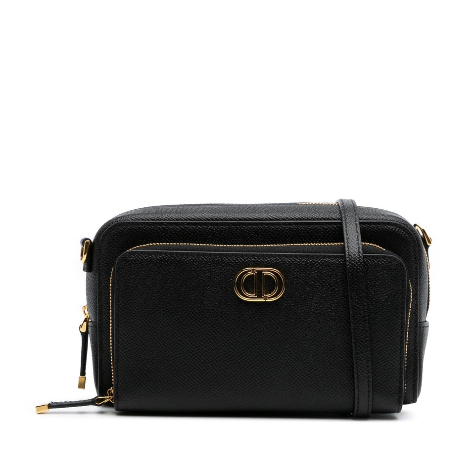 Dior Grained Calfskin Caro Double Pouch