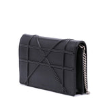Dior Grained Calfskin Diorama Wallet on Chain