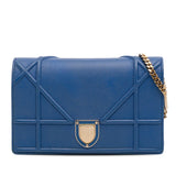 Dior Grained Calfskin Diorama Wallet on Chain