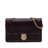 Dior Grained Calfskin Diorama Wallet on Chain