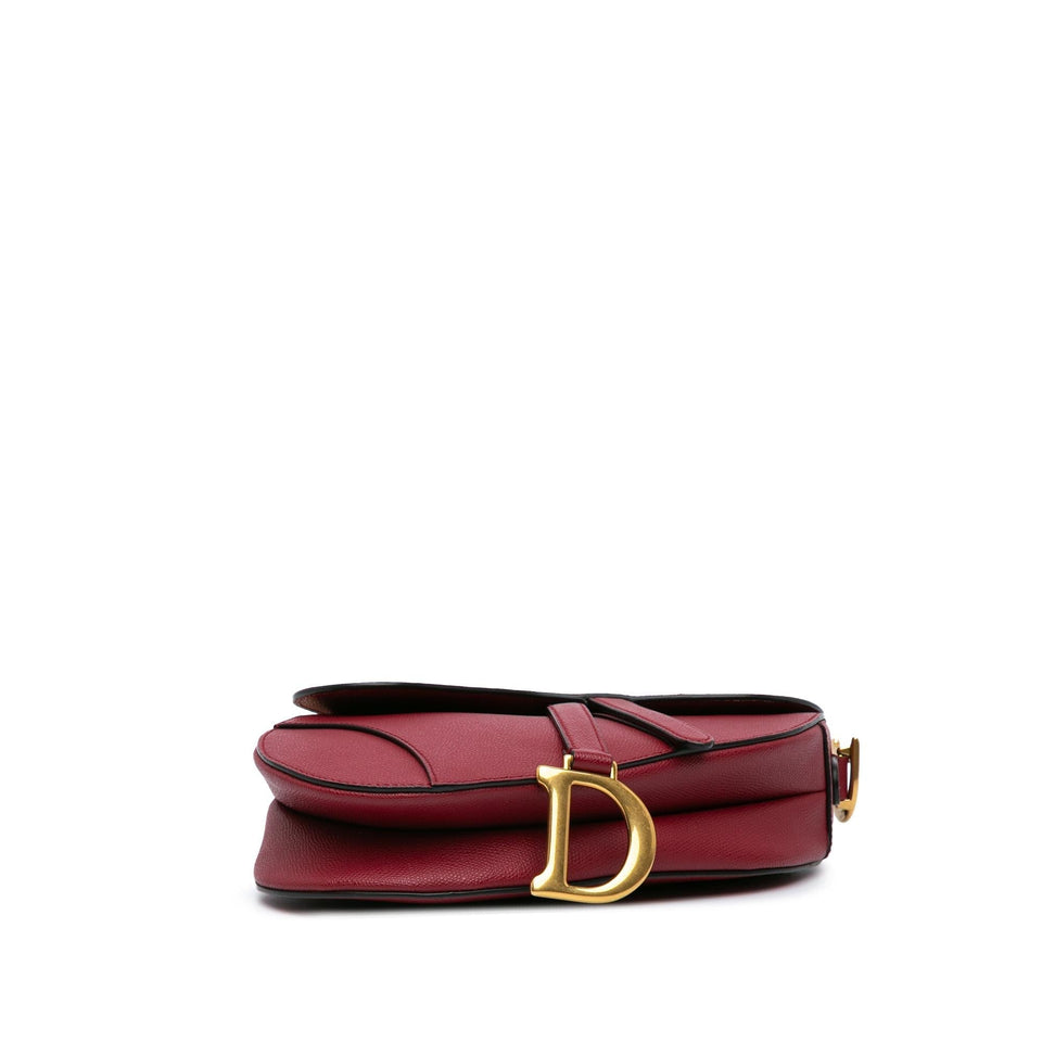 Dior Grained Calfskin Saddle Bag