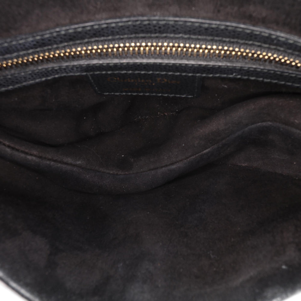 Dior Grained Calfskin Saddle Bag