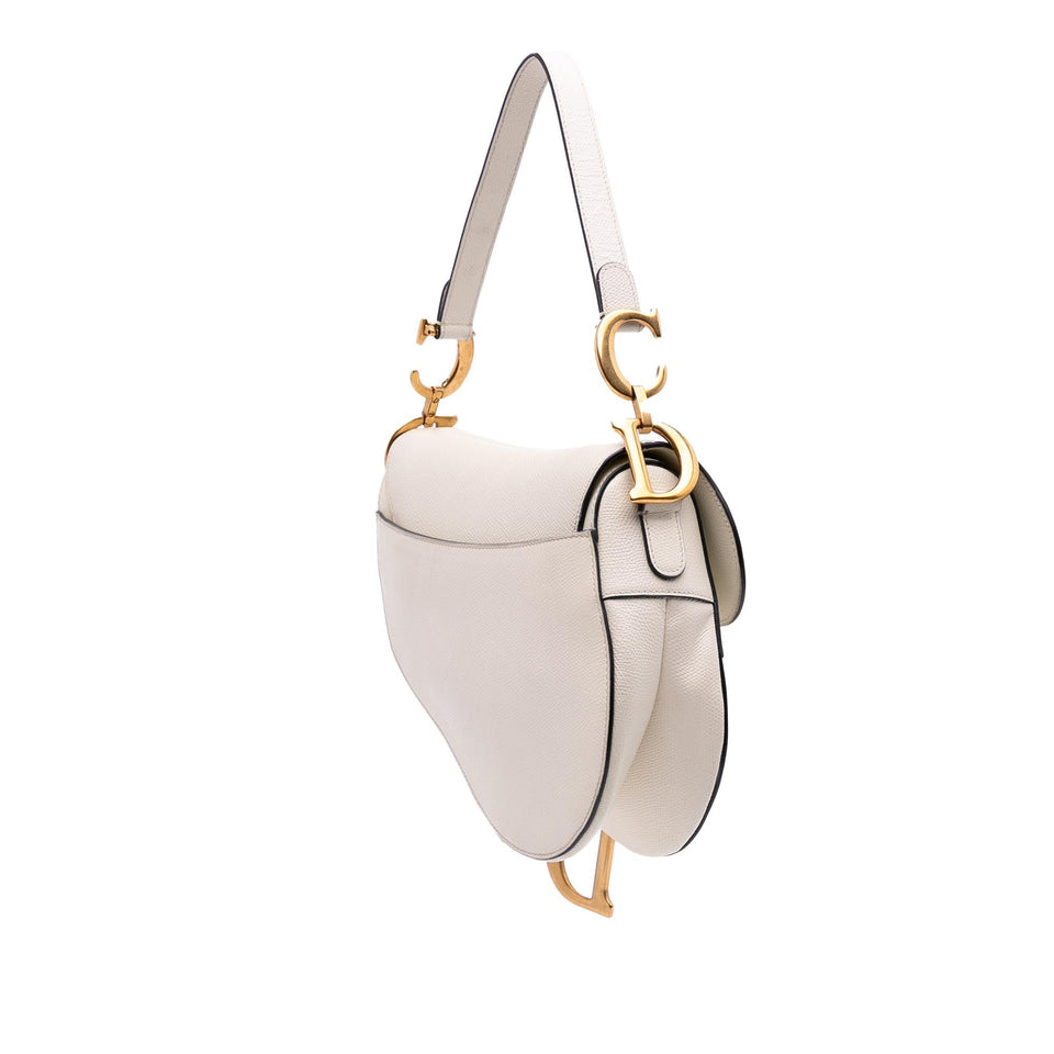 Dior Grained Calfskin Saddle Bag