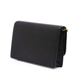 Dior Grained Calfskin Saddle Chain Pouch