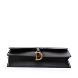 Dior Grained Calfskin Saddle Chain Pouch