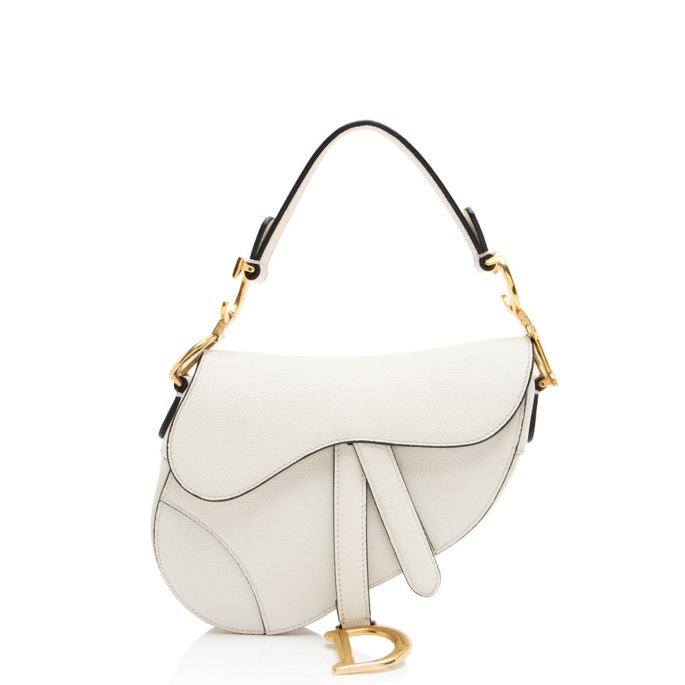 Dior Grained Calfskin Saddle Mini Bag