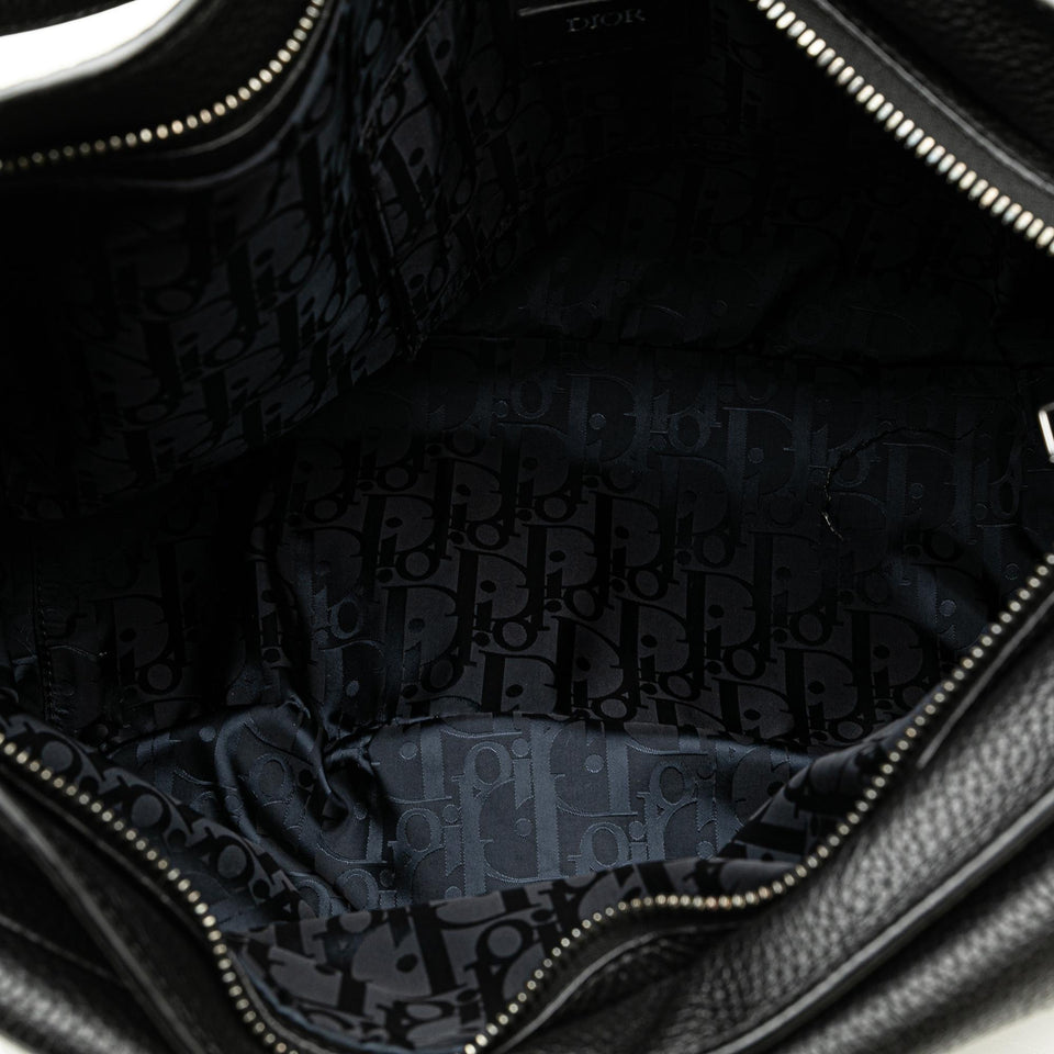 Dior Grained Calfskin Saddle Soft Bag (SHG-suCEOy)