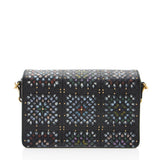 Dior Grained Calfskin Studded Floral Dio(r)evolution Flap Bag (SHF-yW1Jb4)
