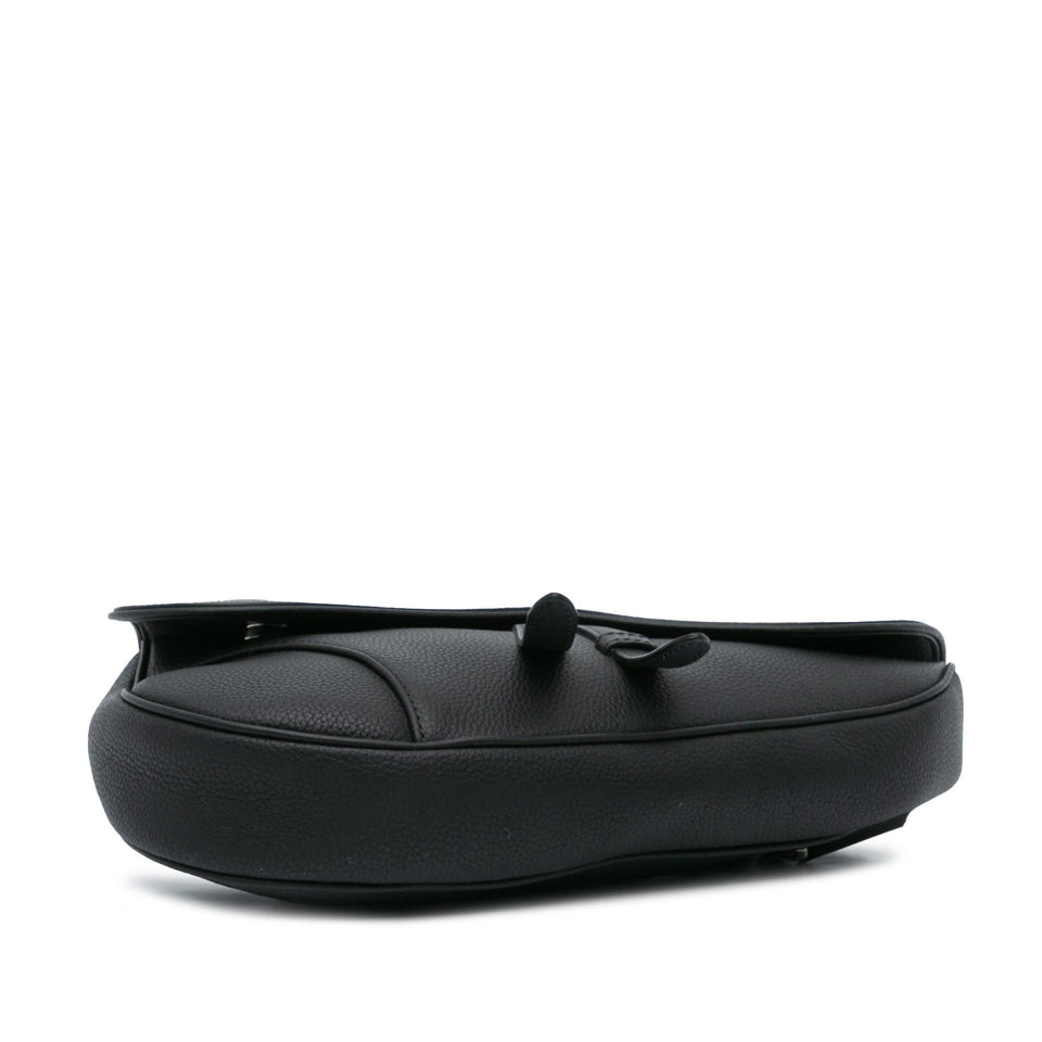 Dior Kim Jones Grained Calfskin Saddle Bag