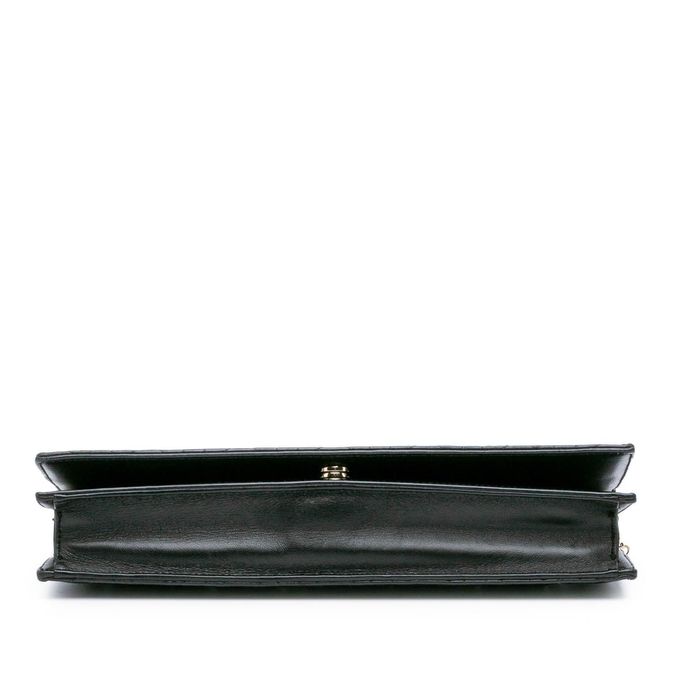 Dior Lambskin Cannage Lady Dior Convertible Clutch