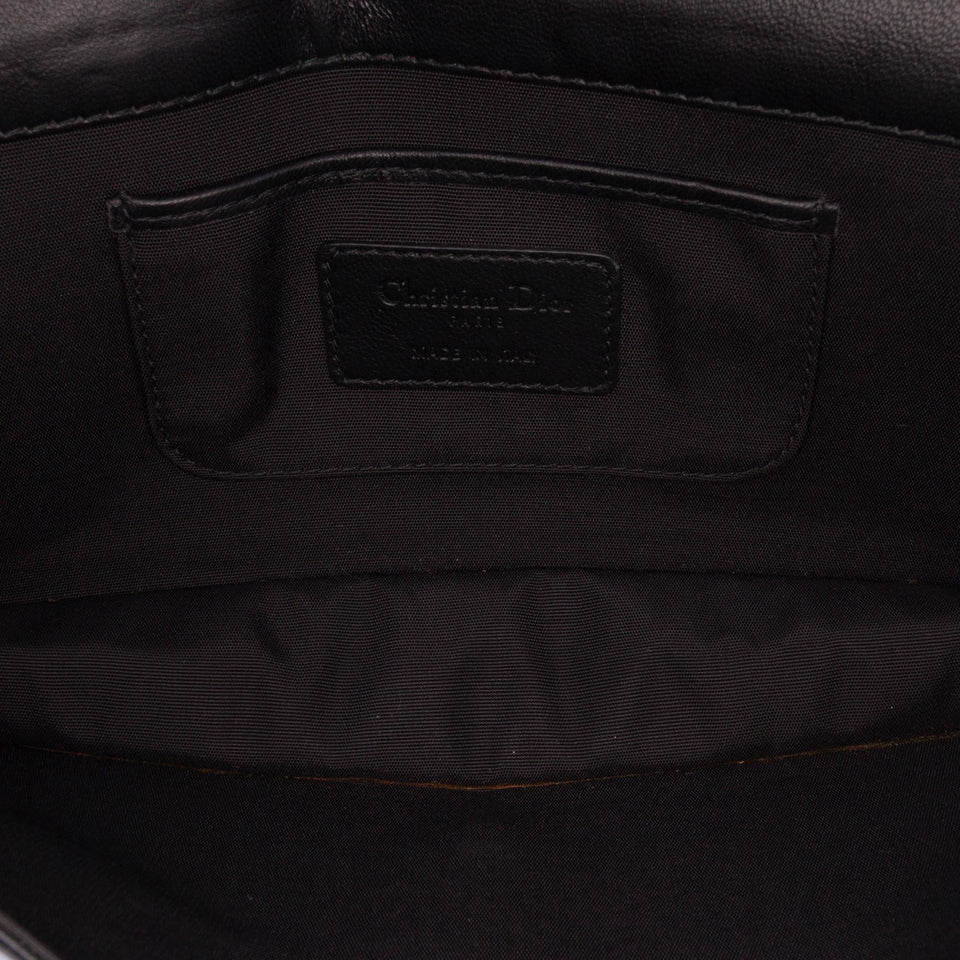 Dior Lambskin Cannage Lady Dior Convertible Clutch