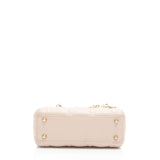 Dior Lambskin Lady Dior Mini Tote (SHF-TFr3Vt)