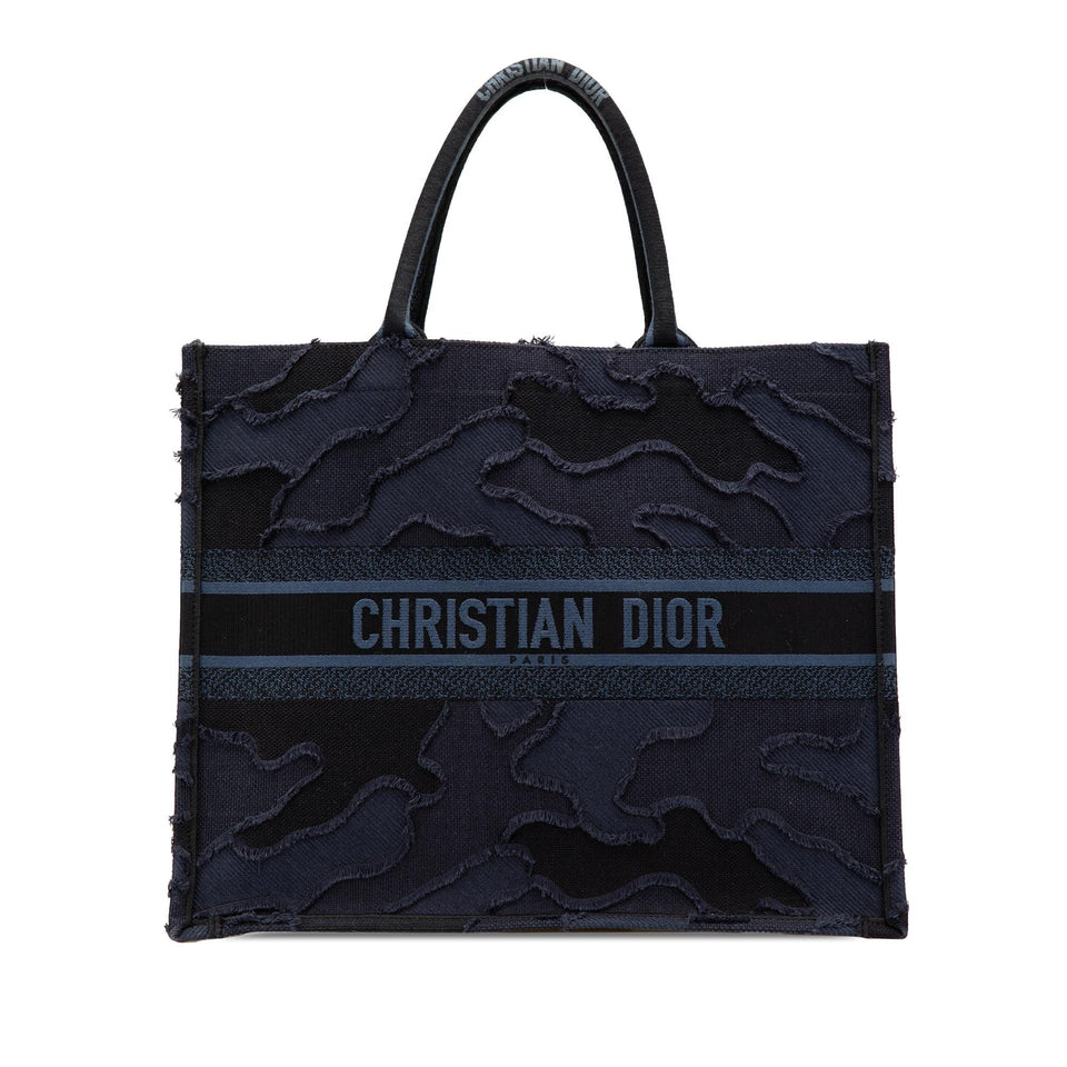 Dior Large Camouflage Book Tote