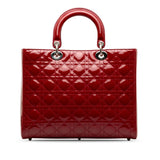 Dior Large Cannage Patent Lady Dior (SHG-ZMJz7k)