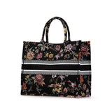 Dior Large Canvas Embroidered Book Tote (SHG-FiiCcc)