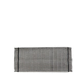 Dior Large Canvas Houndstooth Embroidered Book Tote